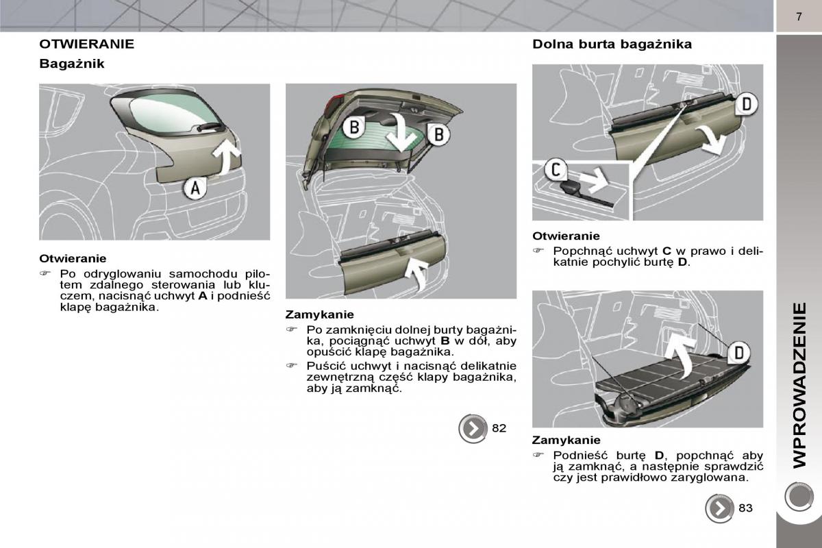 Peugeot 3008 instrukcja obslugi / page 4