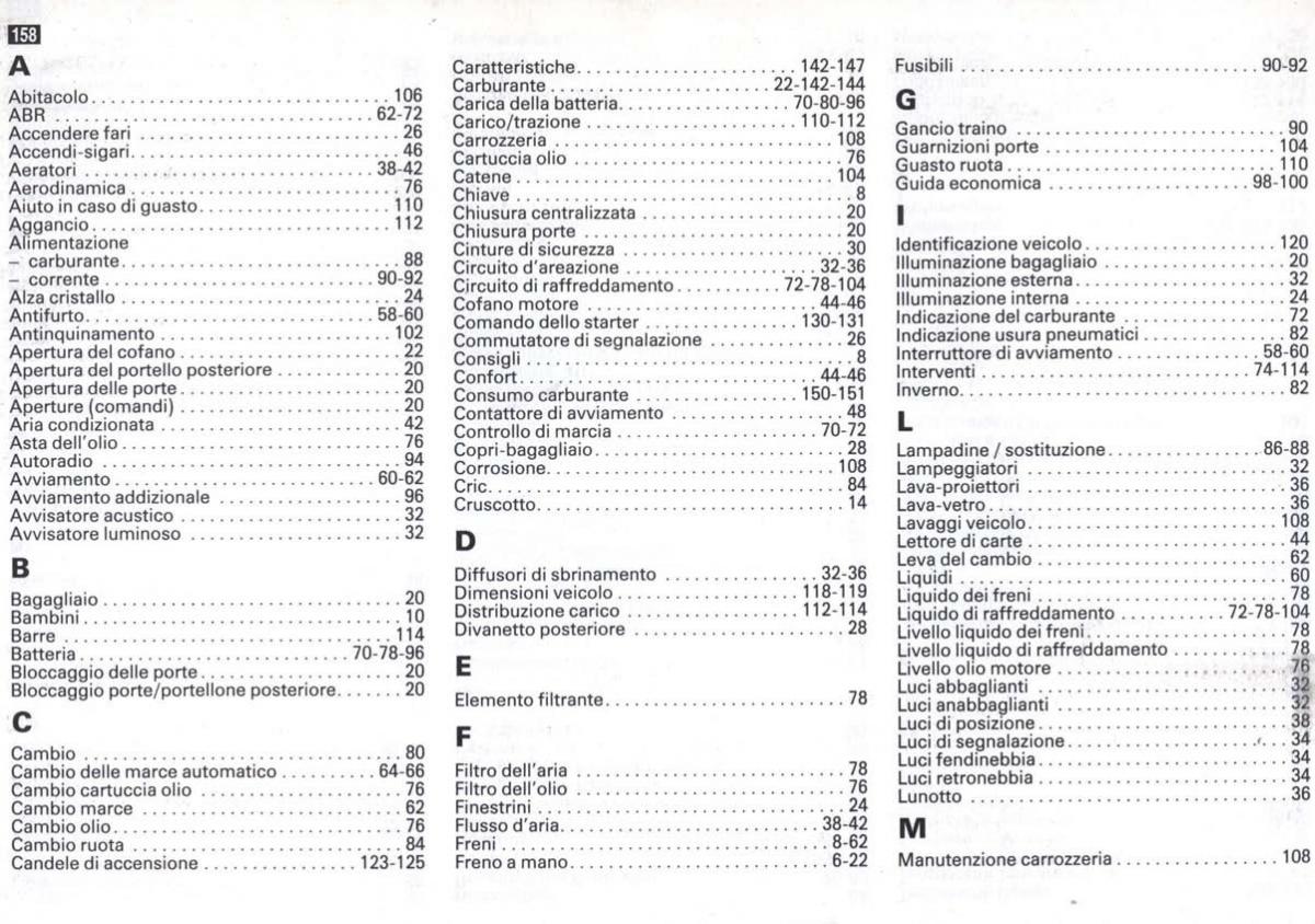Peugeot 405 instrukcja obslugi / page 159