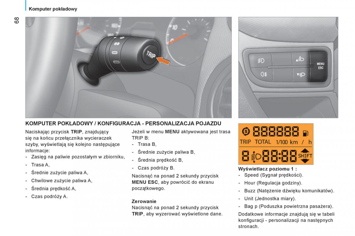 Peugeot Bipper instrukcja obslugi / page 70