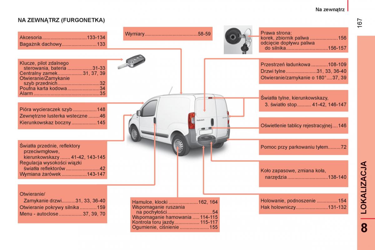 Peugeot Bipper instrukcja obslugi / page 169