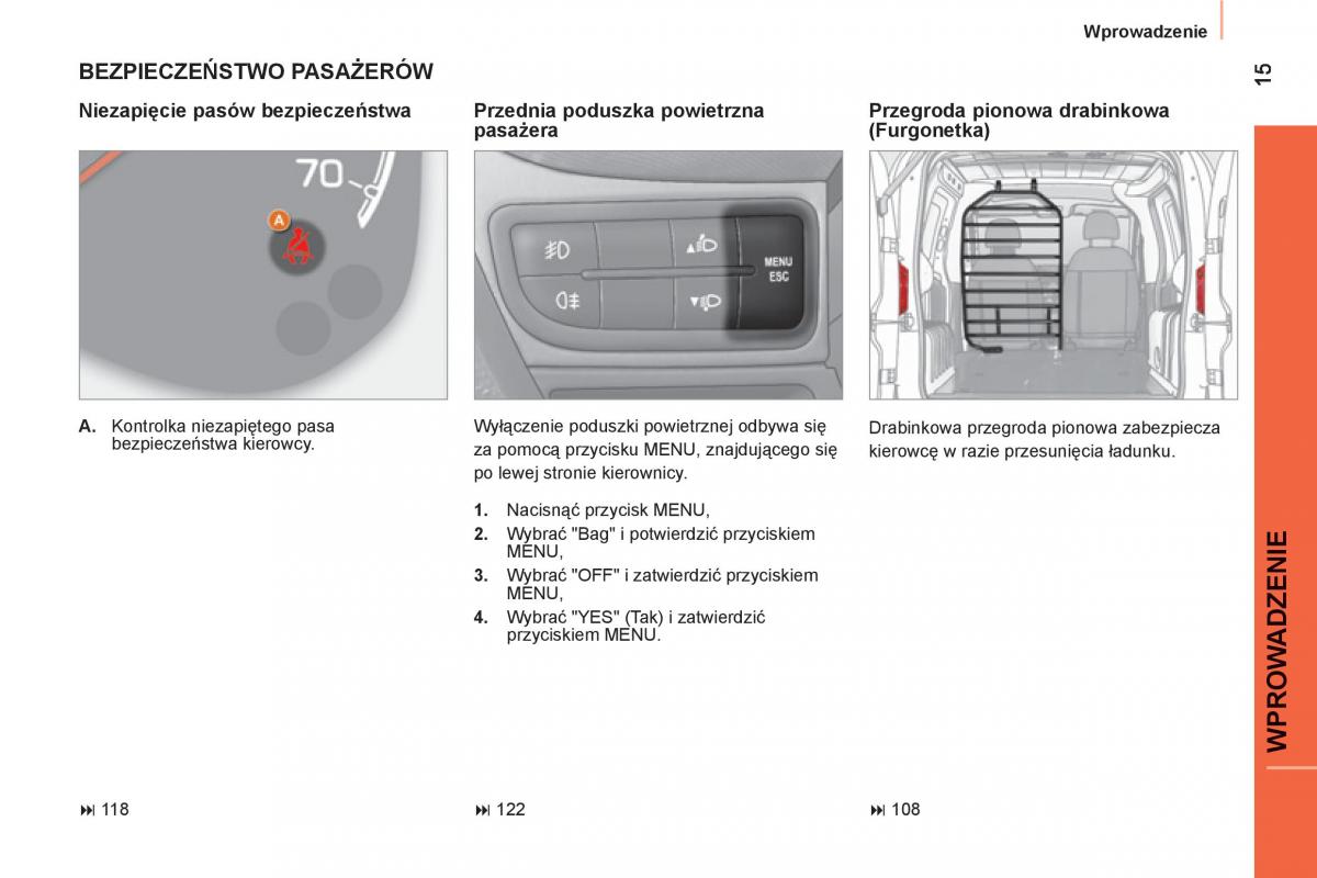 Peugeot Bipper instrukcja obslugi / page 17