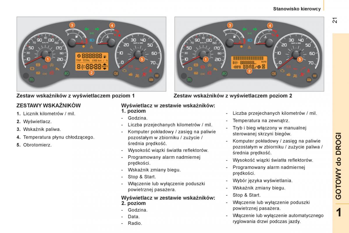 Peugeot Bipper instrukcja obslugi / page 23
