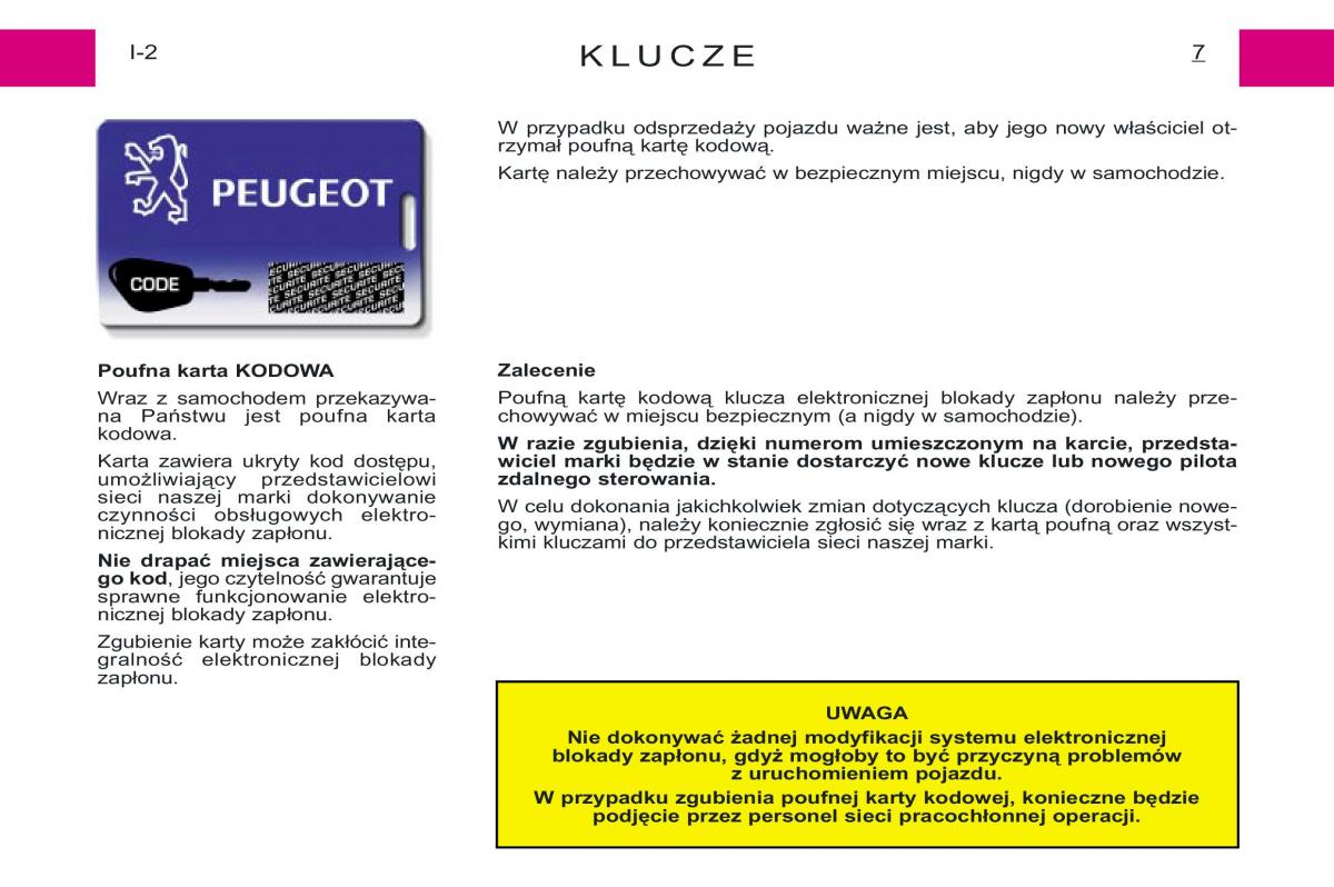 Peugeot Expert I 1 instrukcja obslugi / page 4
