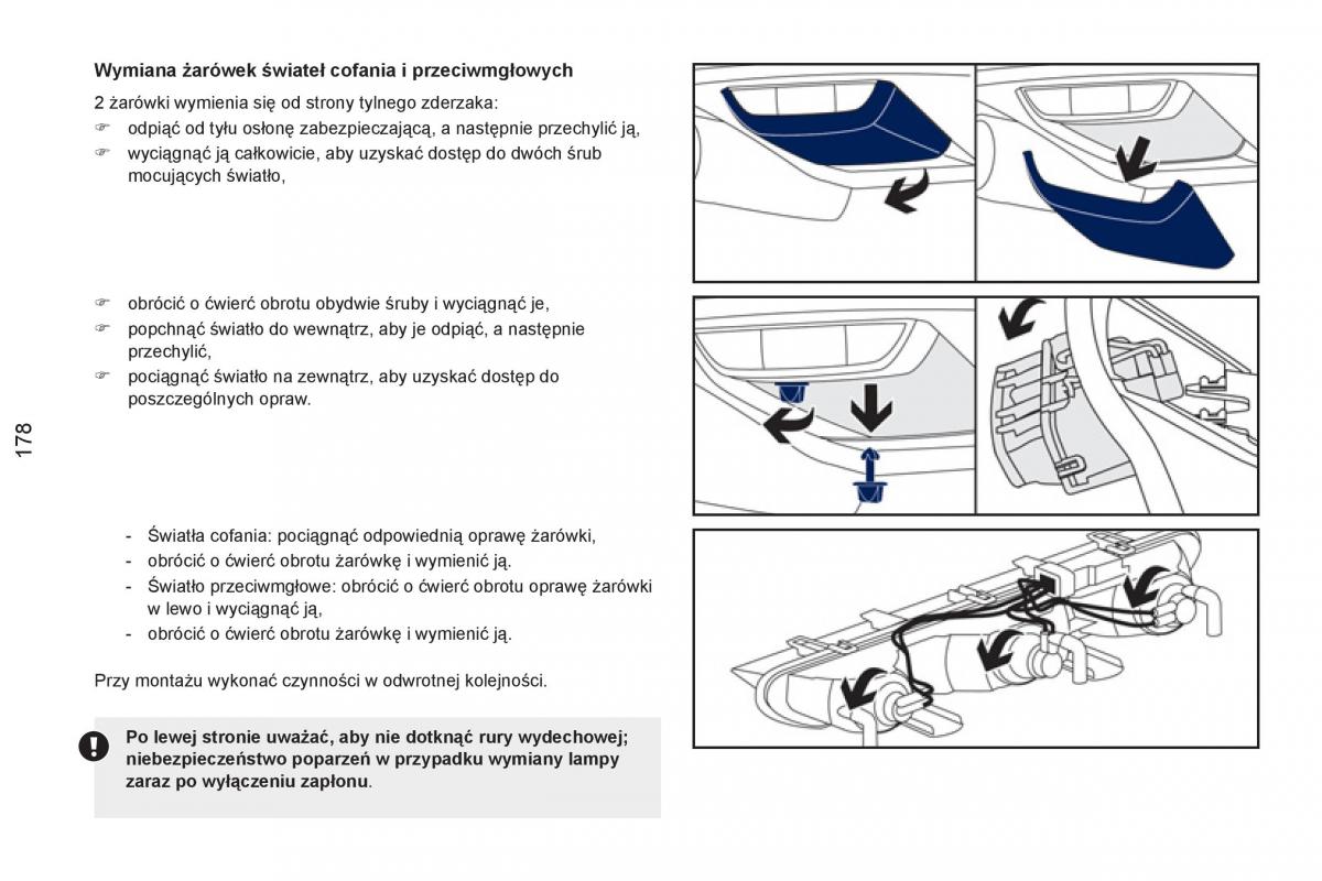 Peugeot RCZ instrukcja obslugi / page 180