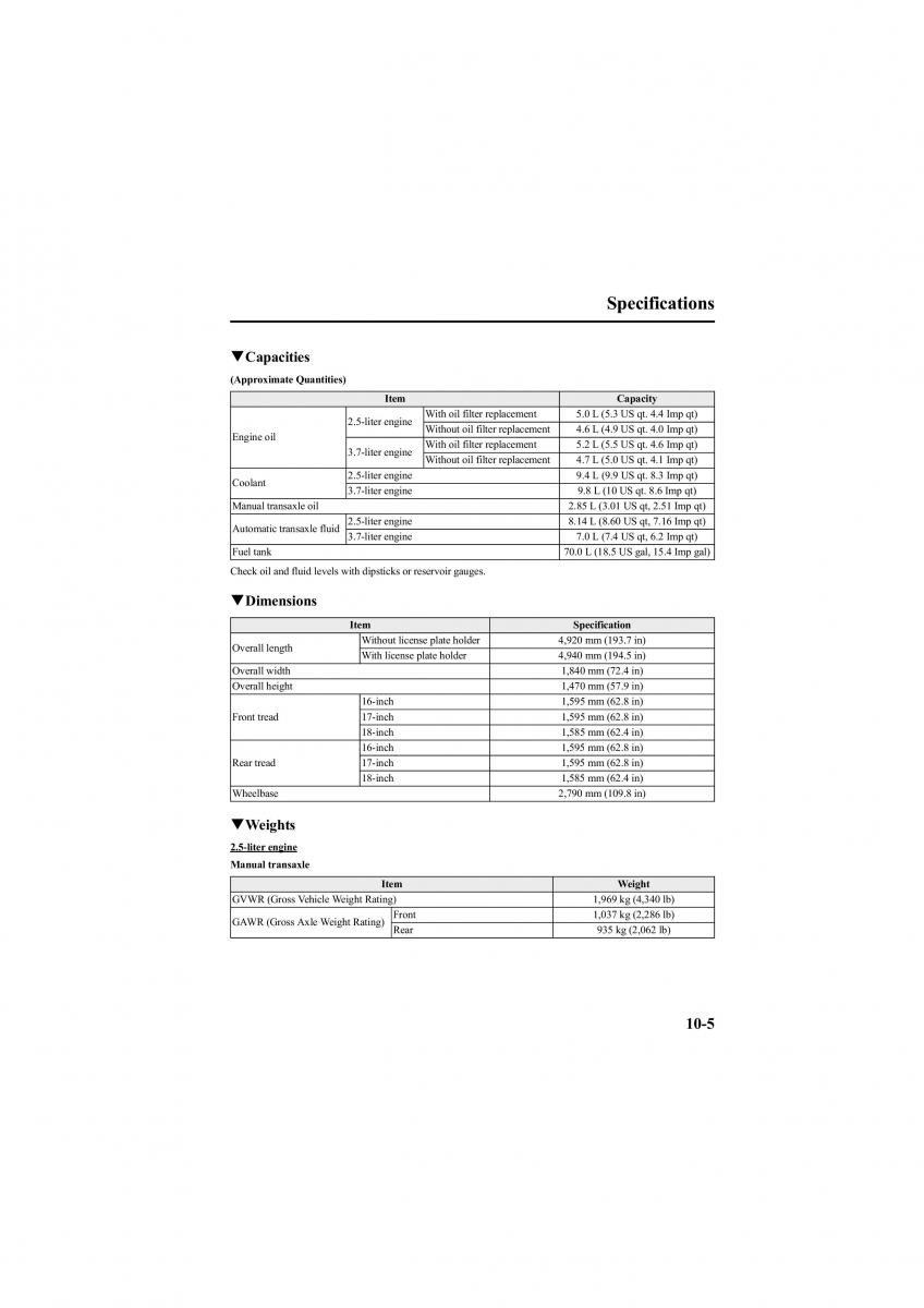 Mazda 6 II 2 owners manual / page 451