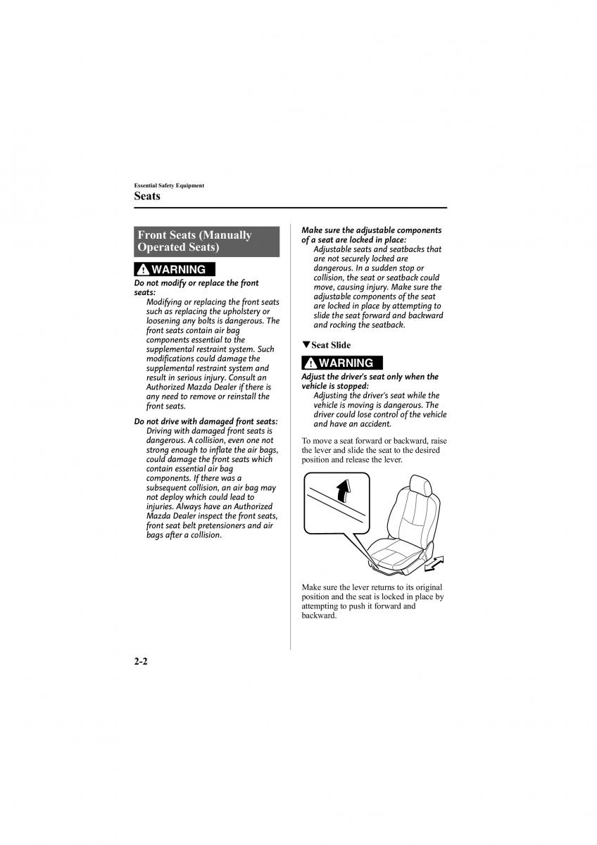 Mazda 6 II 2 owners manual / page 14