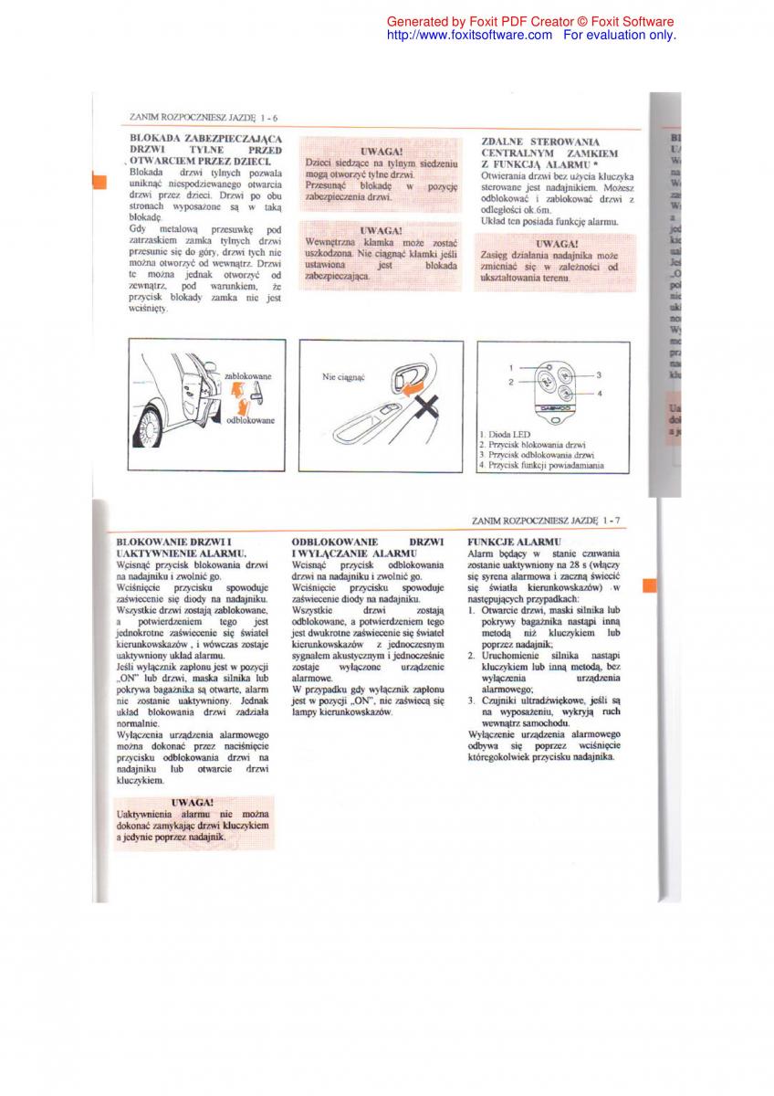 manual  Daewoo Leganza instrukcja / page 7