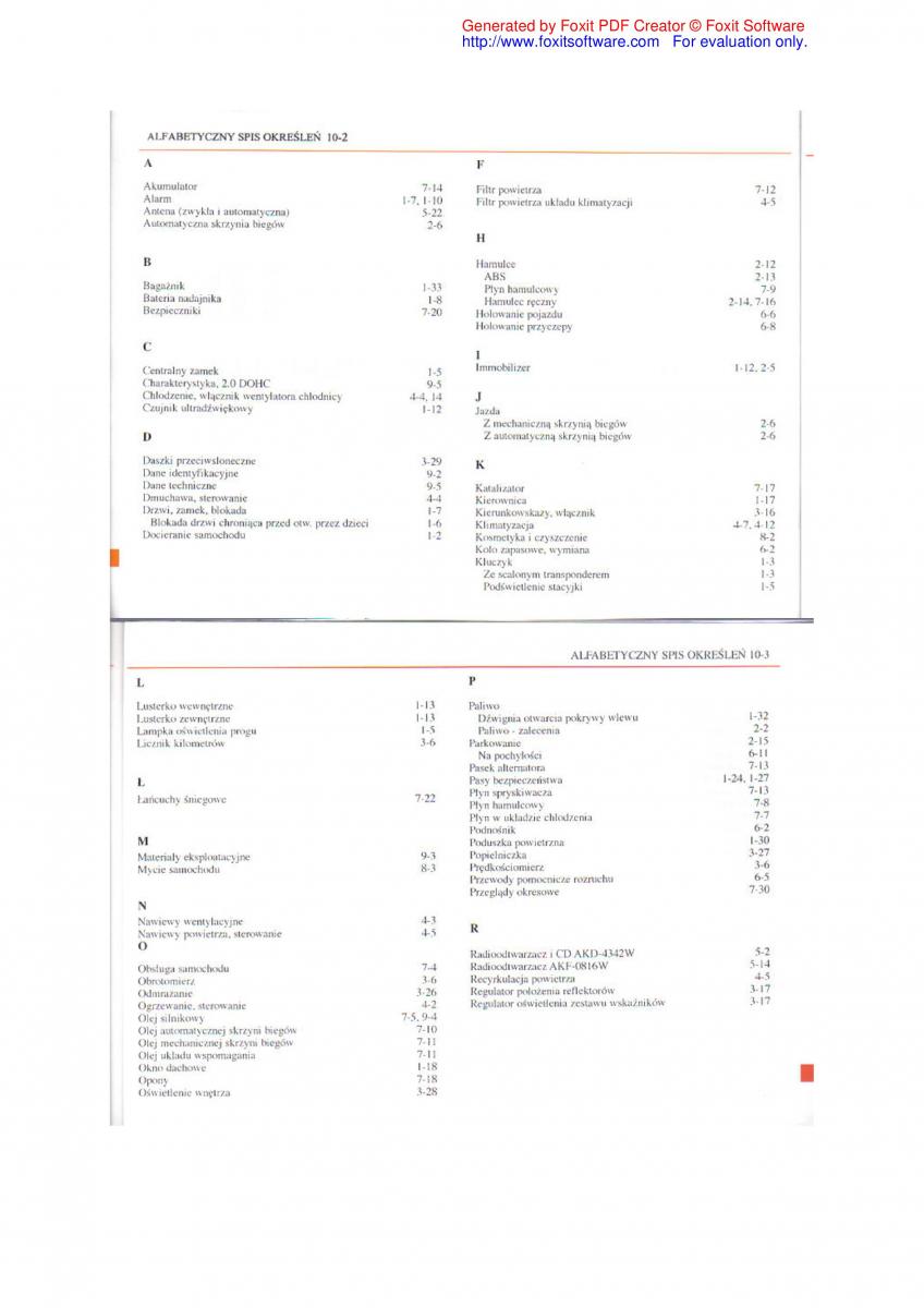 manual  Daewoo Leganza instrukcja / page 97