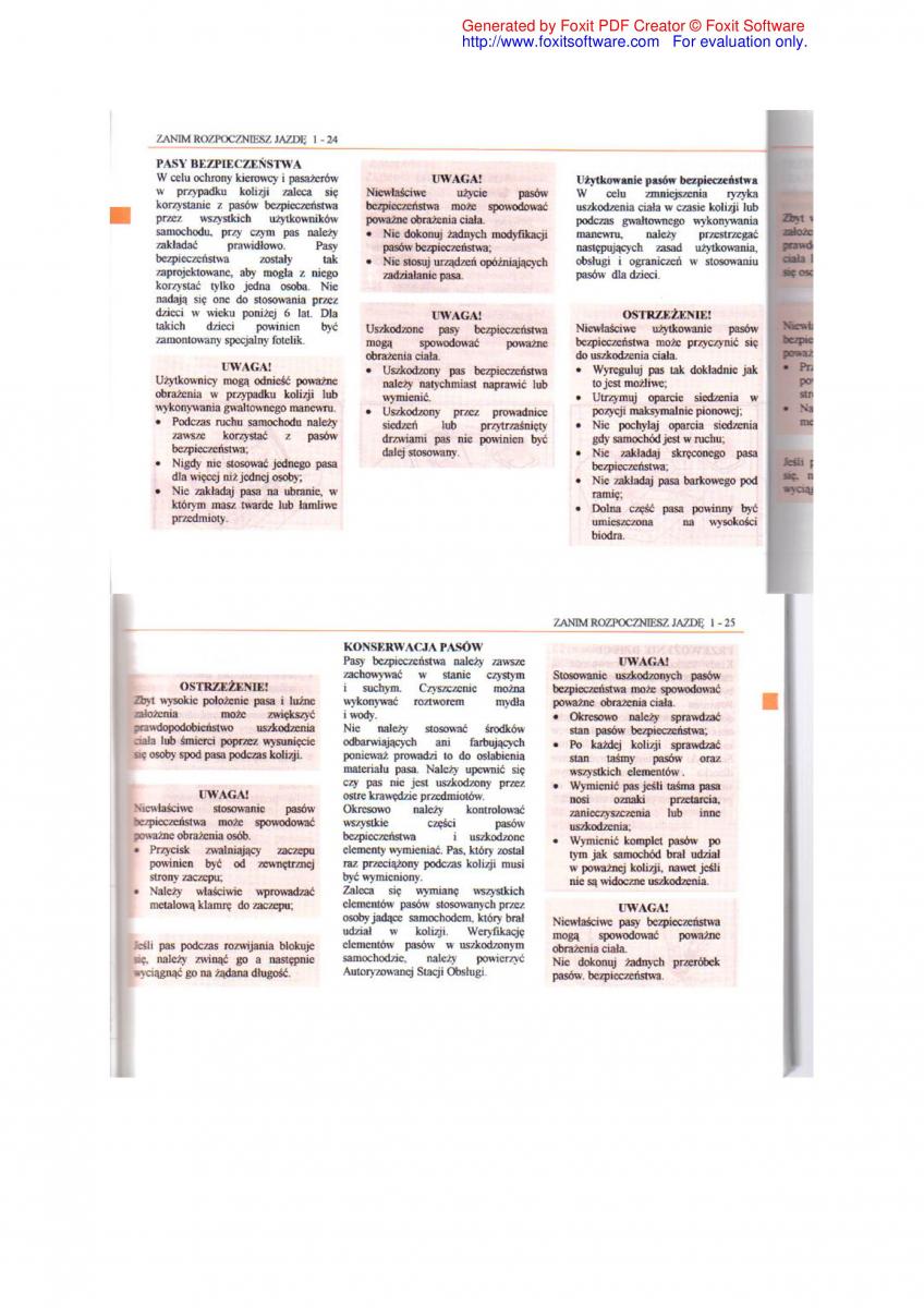 manual  Daewoo Leganza instrukcja / page 16