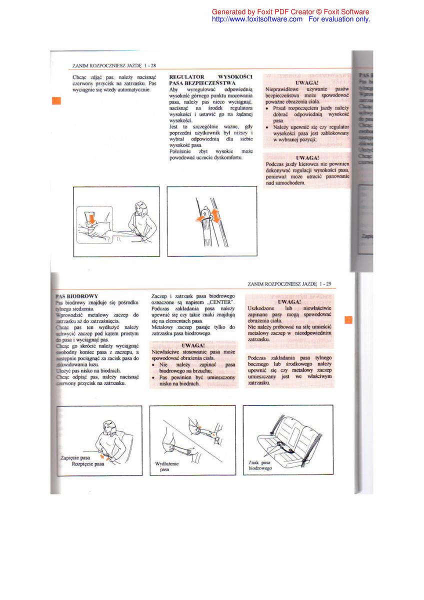 Daewoo Leganza instrukcja obslugi / page 18