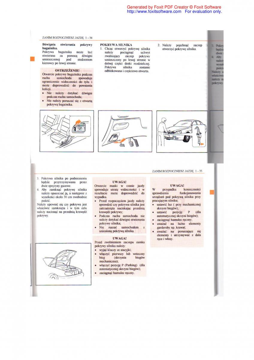 manual  Daewoo Leganza instrukcja / page 21