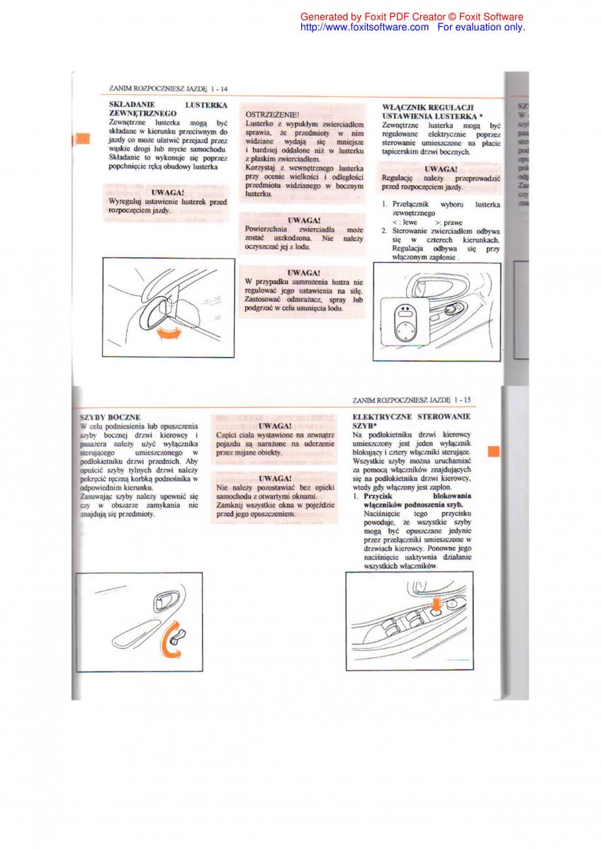 Daewoo Leganza instrukcja obslugi / page 11