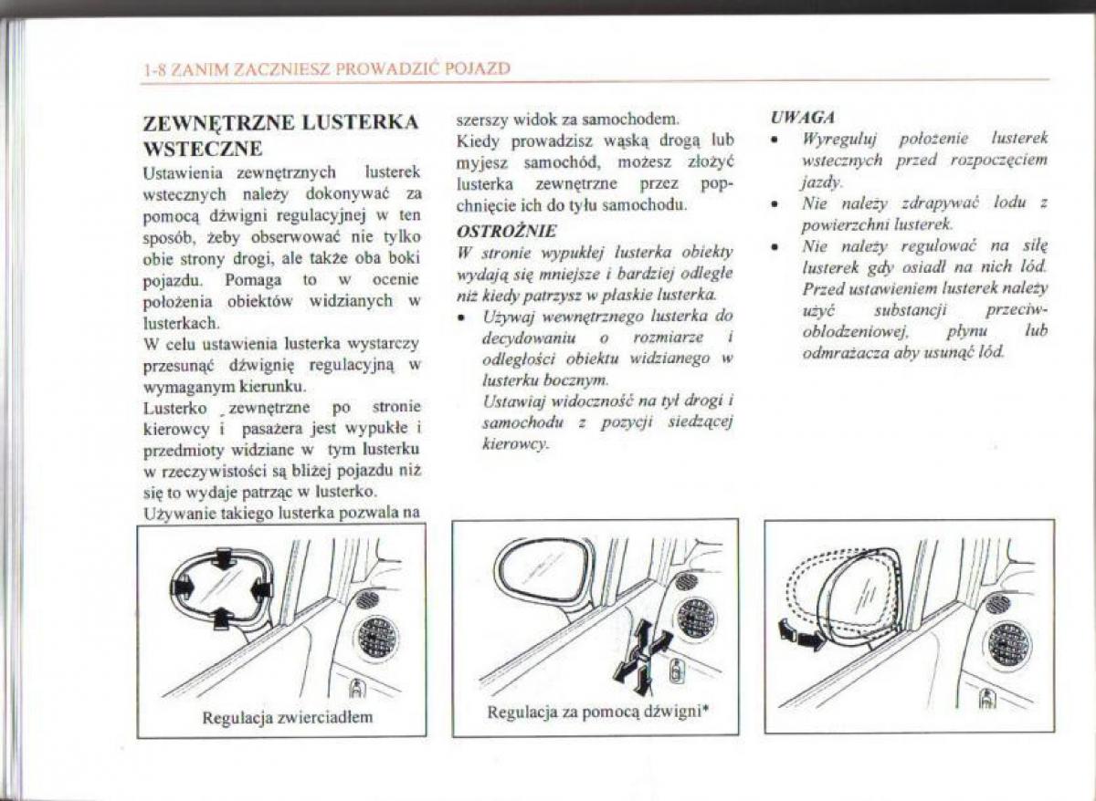 Daewoo Matiz instrukcja obslugi / page 12