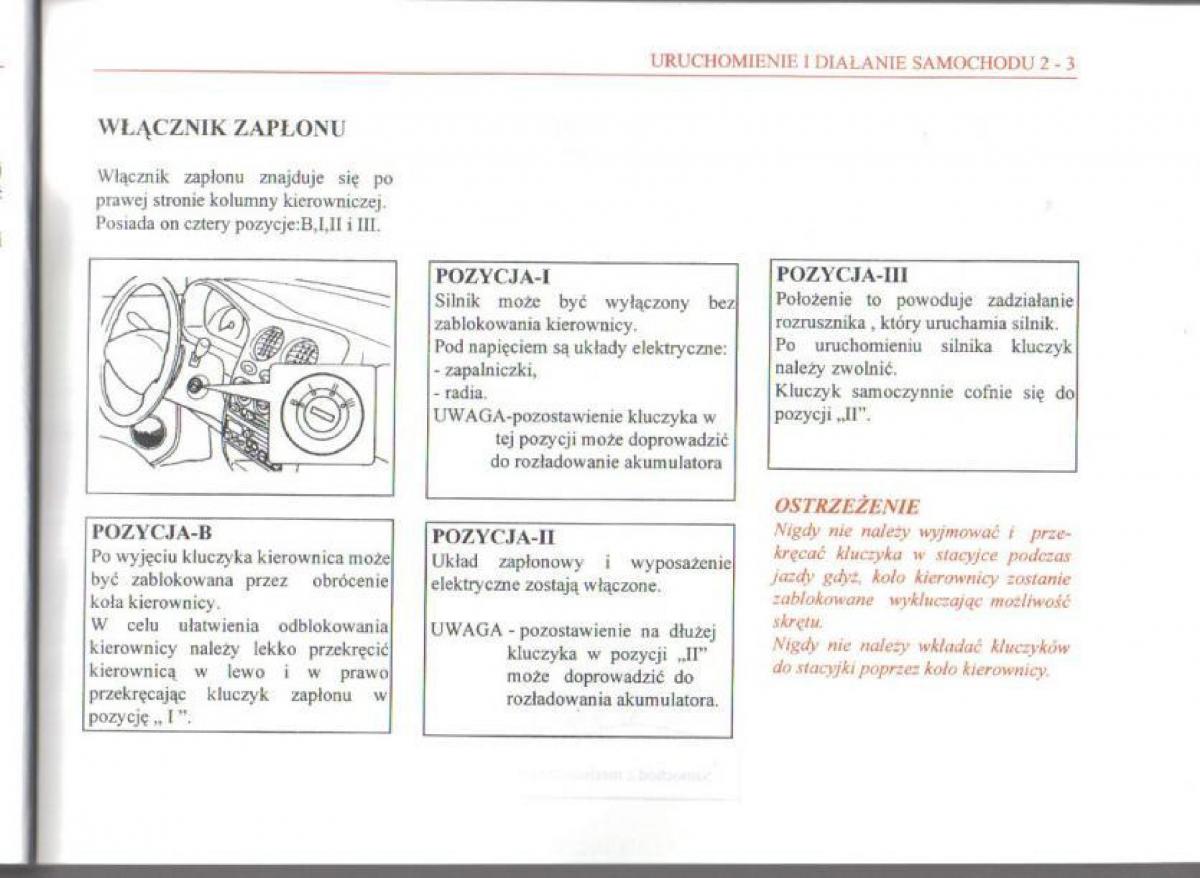 Daewoo Matiz instrukcja obslugi / page 29