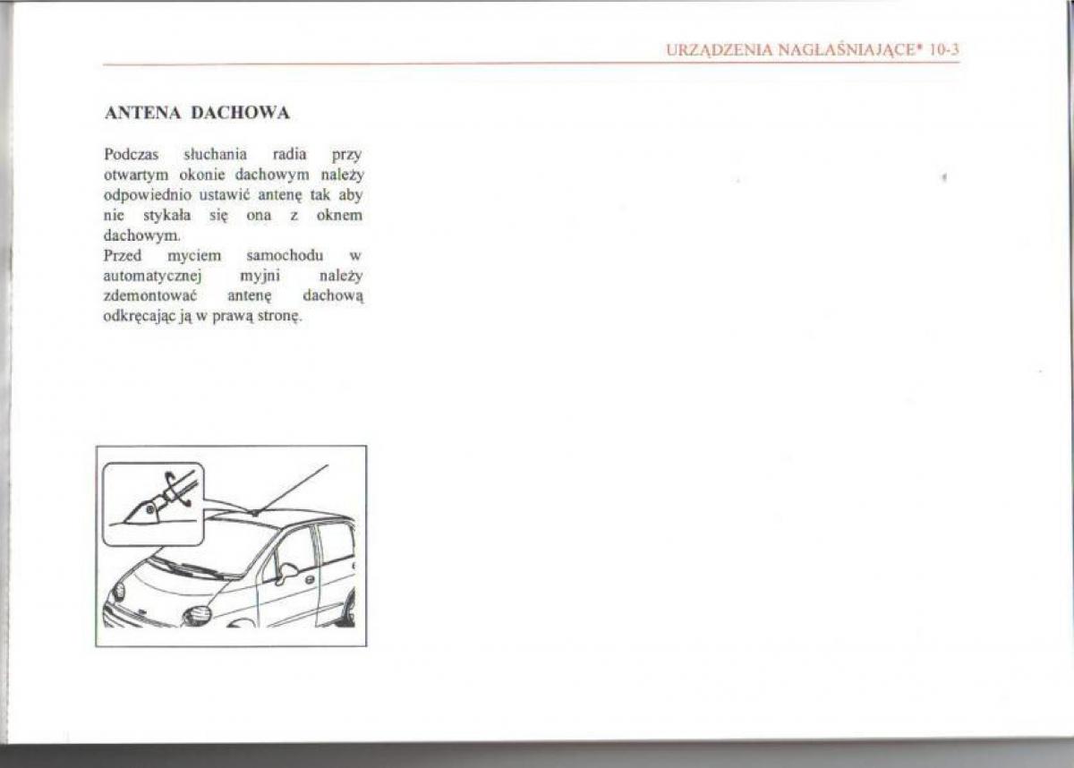 Daewoo Matiz instrukcja obslugi / page 132