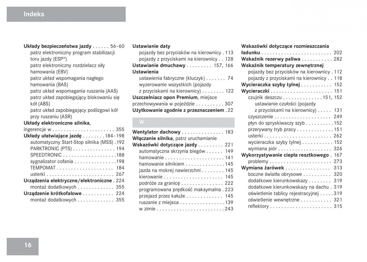 Mercedes Sprinter II 2 instrukcja obslugi / page 18