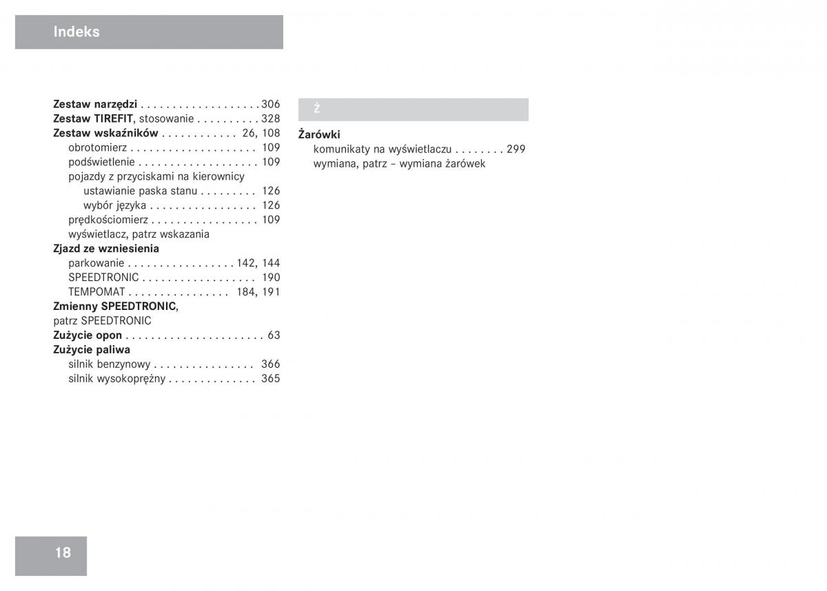 Mercedes Sprinter II 2 instrukcja obslugi / page 20