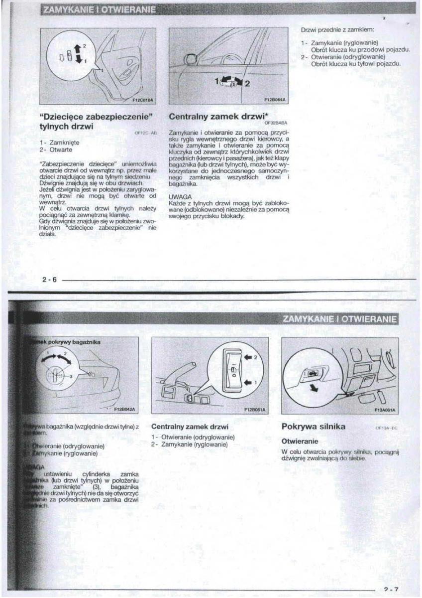 Mitsubishi Carisma instrukcja obslugi / page 9