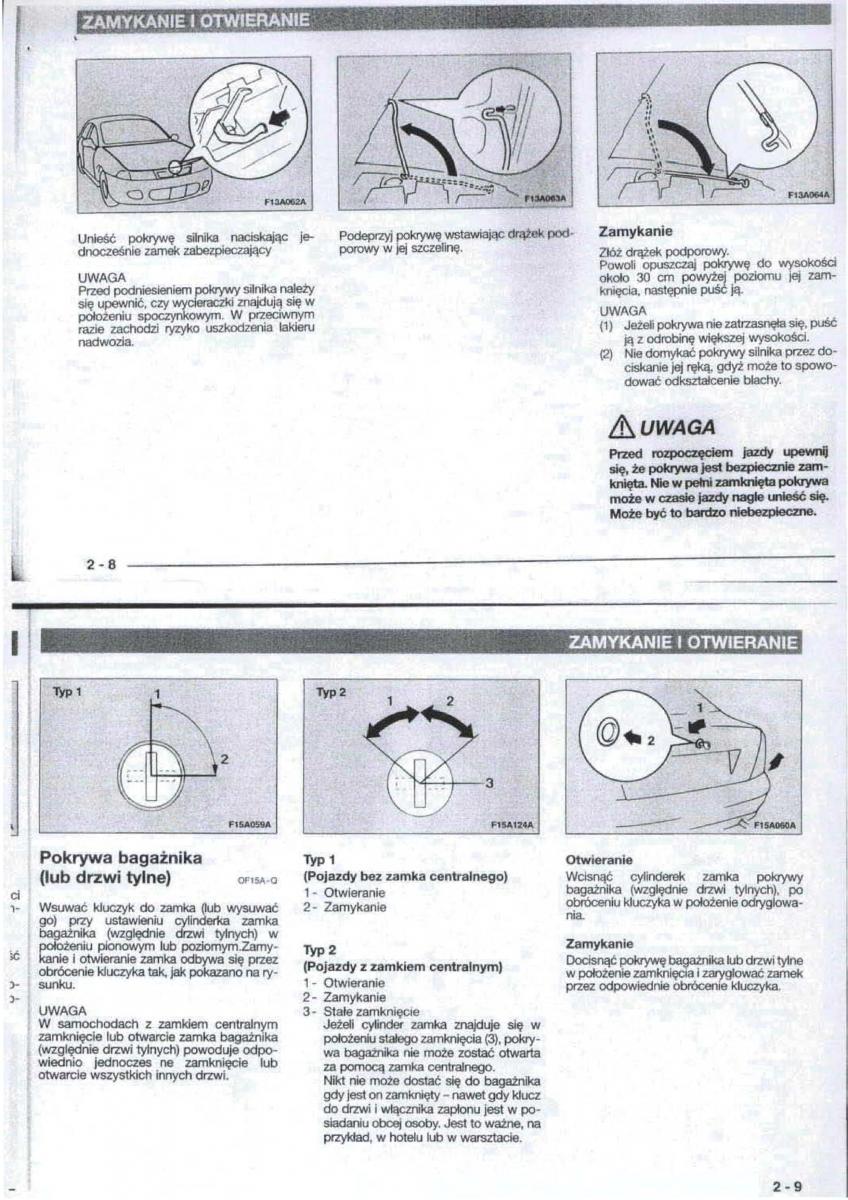 Mitsubishi Carisma instrukcja obslugi / page 10