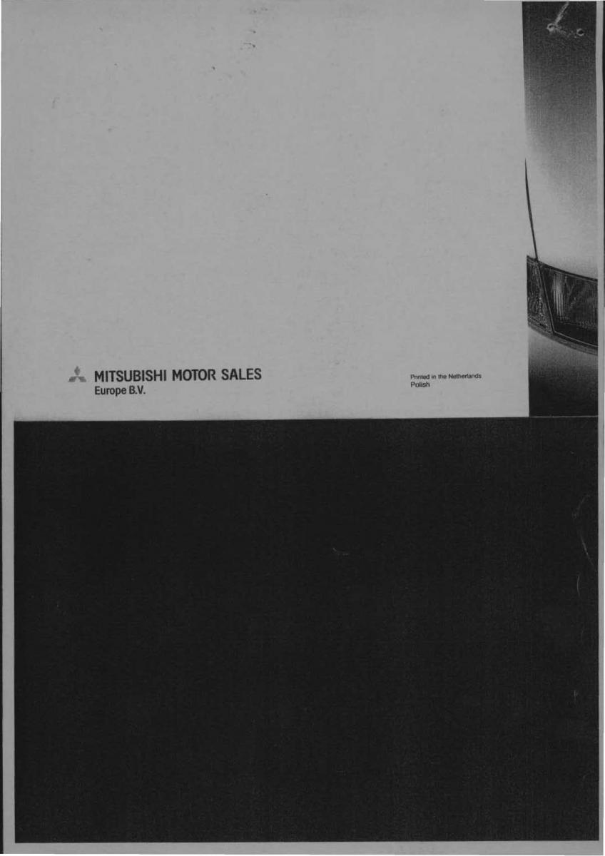 Mitsubishi Carisma instrukcja obslugi / page 103