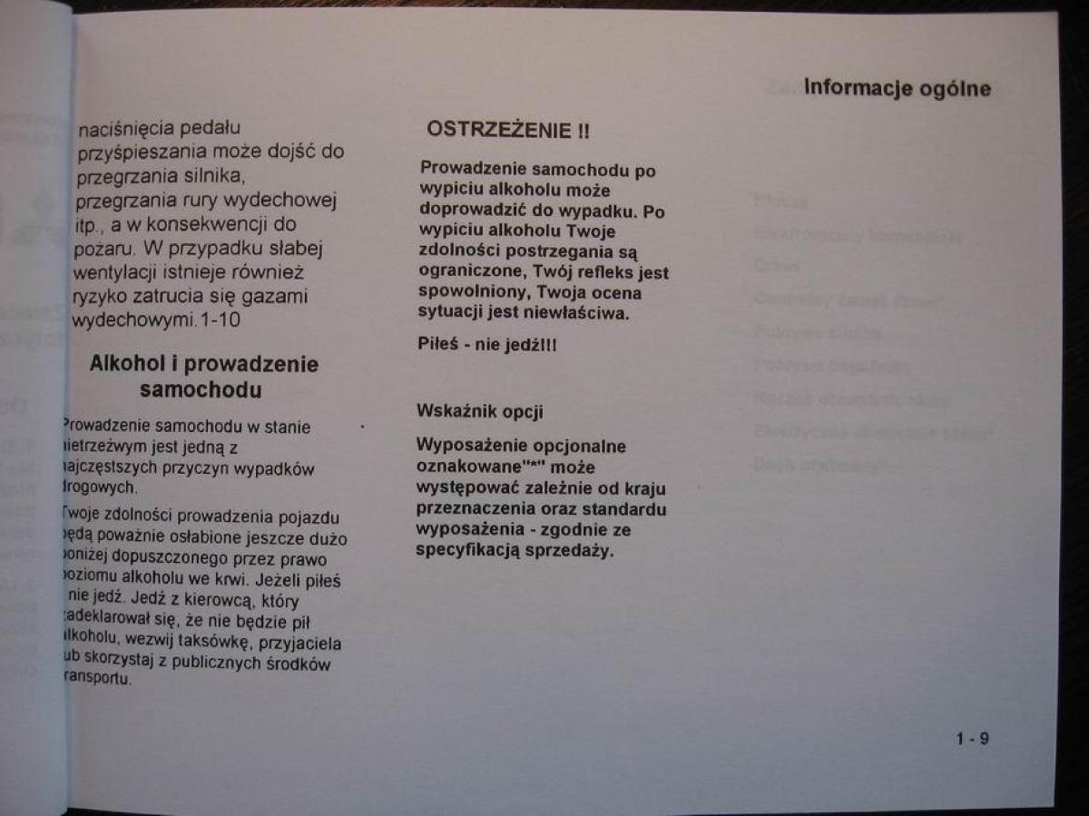 Mitsubishi Colt V 5 CJO instrukcja obslugi / page 9