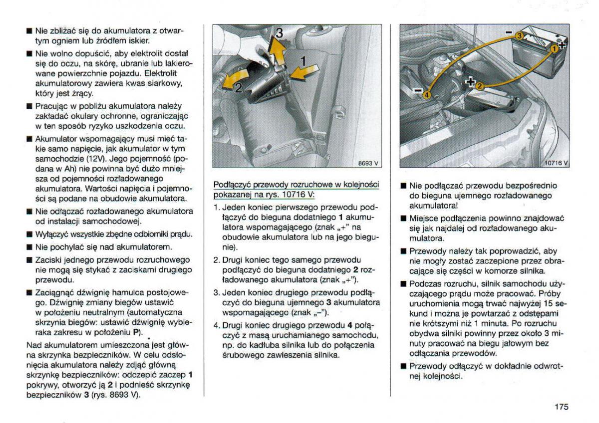 Opel Omega Vauxhall Omega B FL instrukcja obslugi / page 176