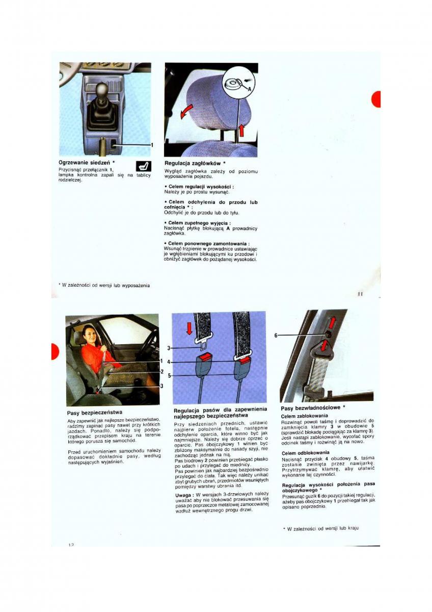 Renault 19 instrukcja obslugi / page 6