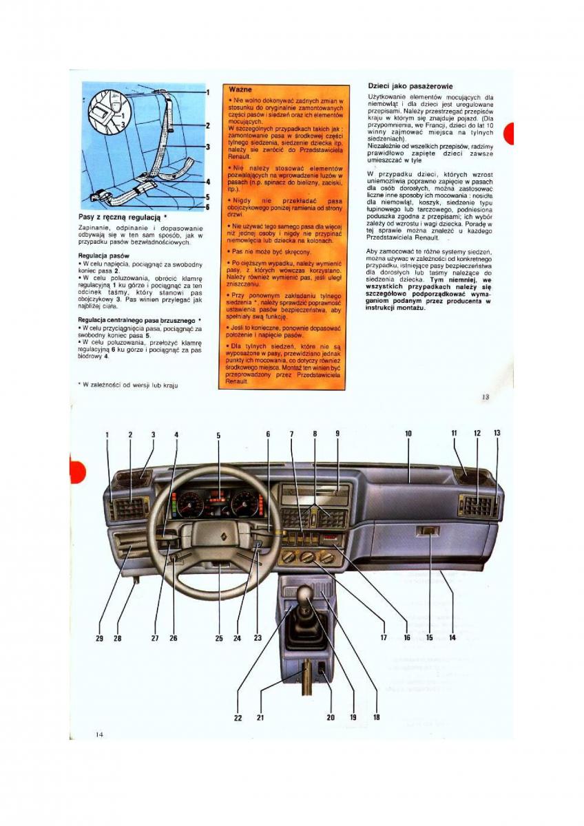 Renault 19 instrukcja obslugi / page 7