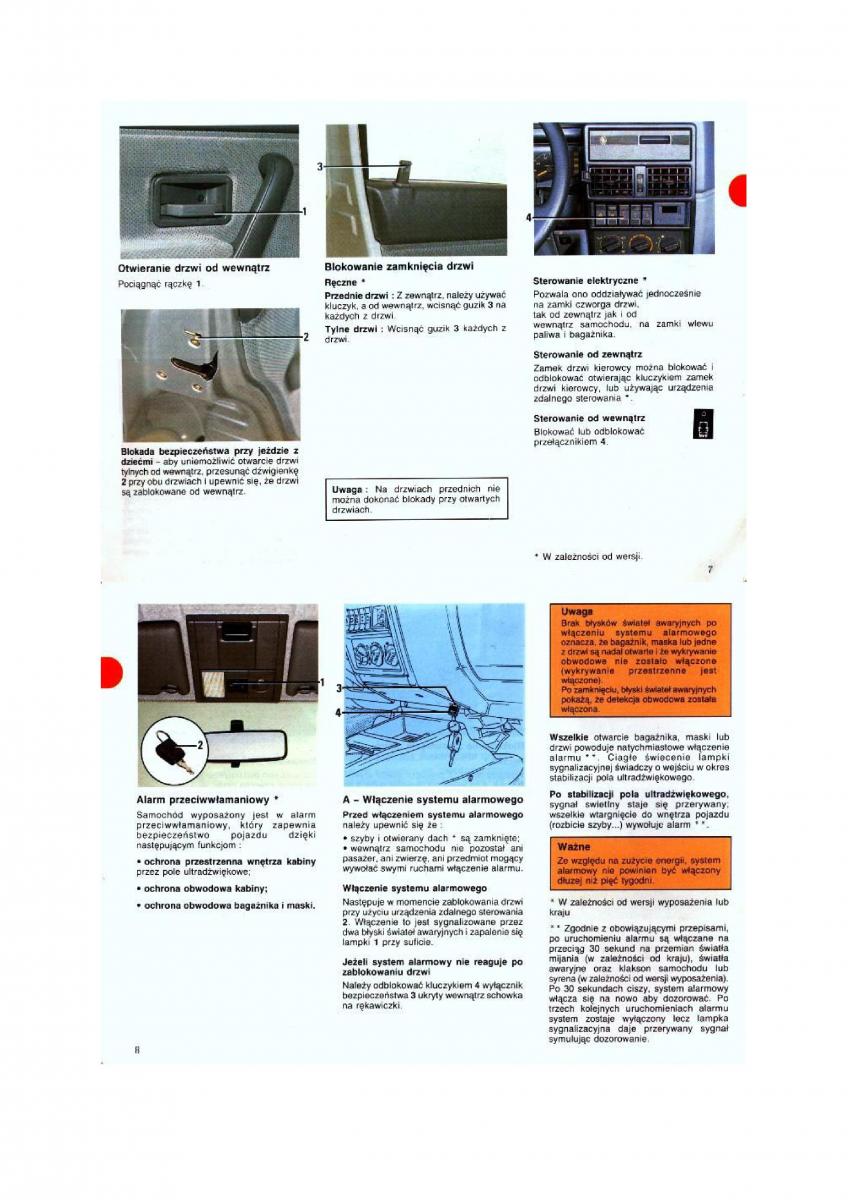 Renault 19 instrukcja obslugi / page 4