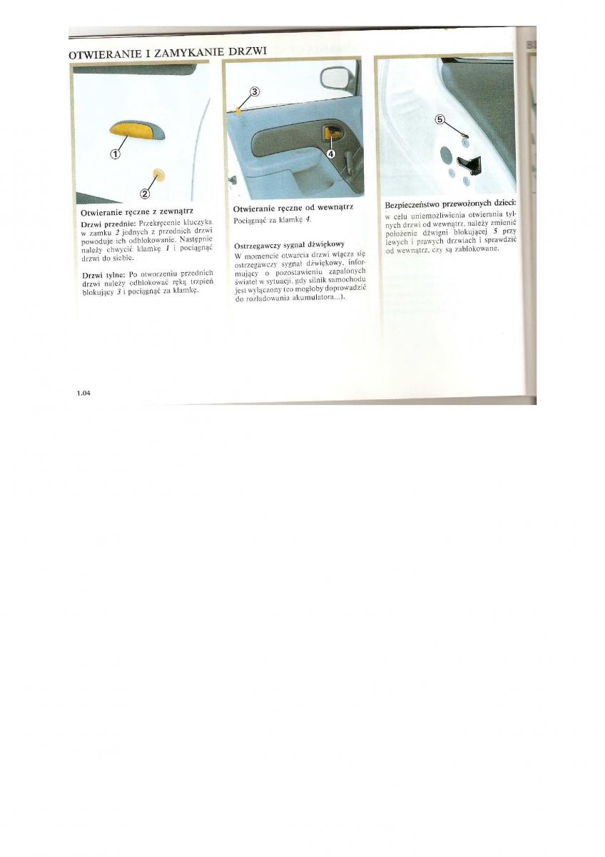 Renault Clio II PHI instrukcja obslugi / page 10