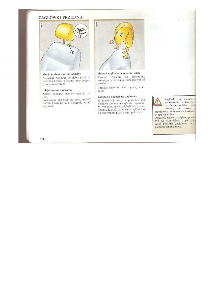 Renault Clio II PHI instrukcja obslugi / page 13