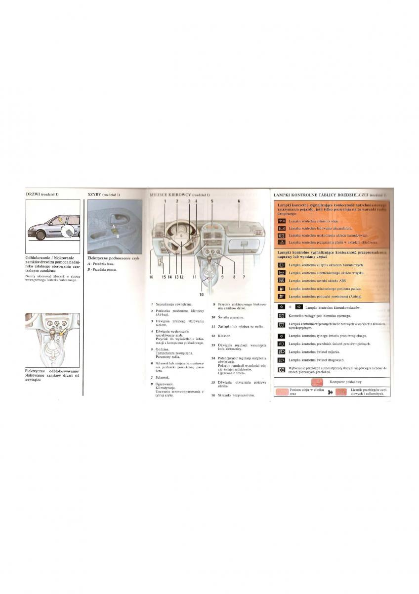 Renault Clio II PHI instrukcja obslugi / page 172