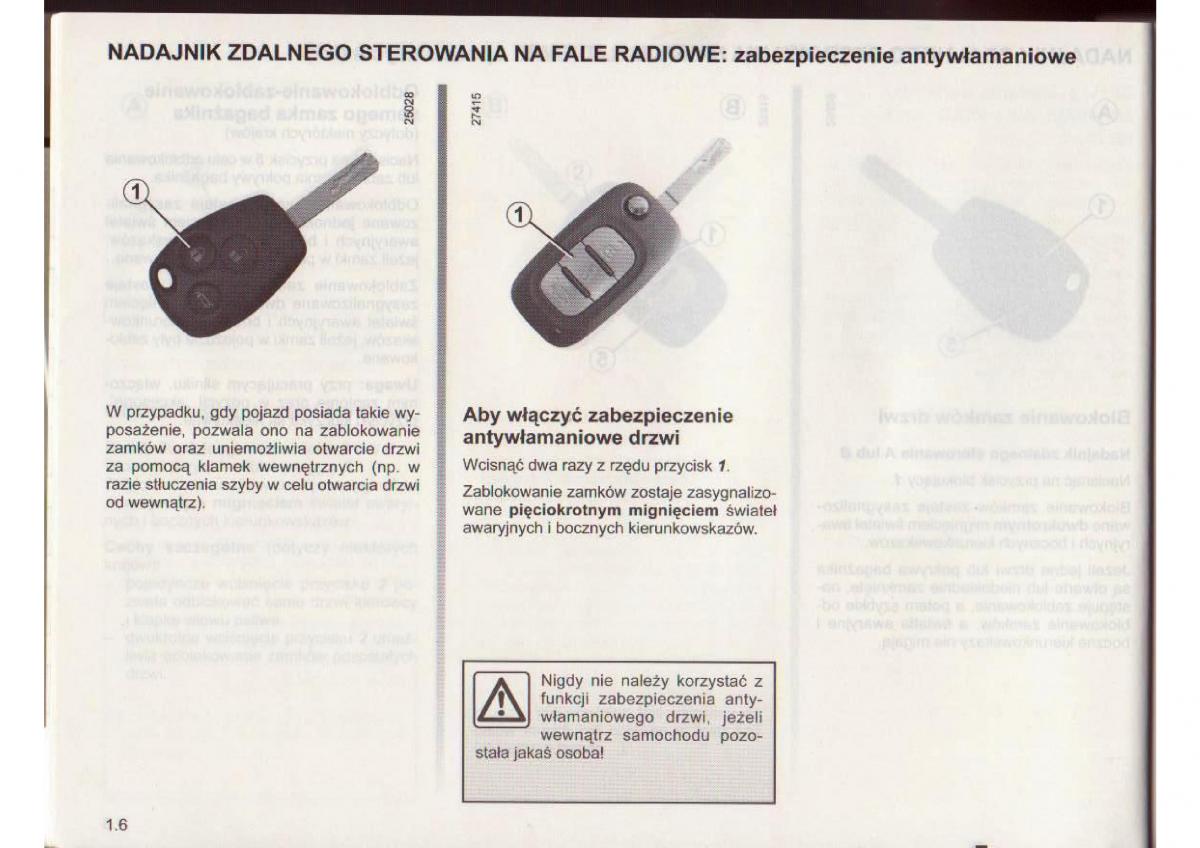 Renault Clio III PHI instrukcja obslugi / page 7