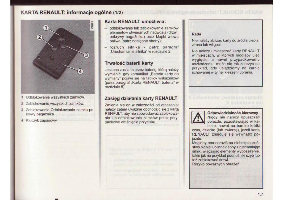Renault Clio III PHI instrukcja obslugi / page 8