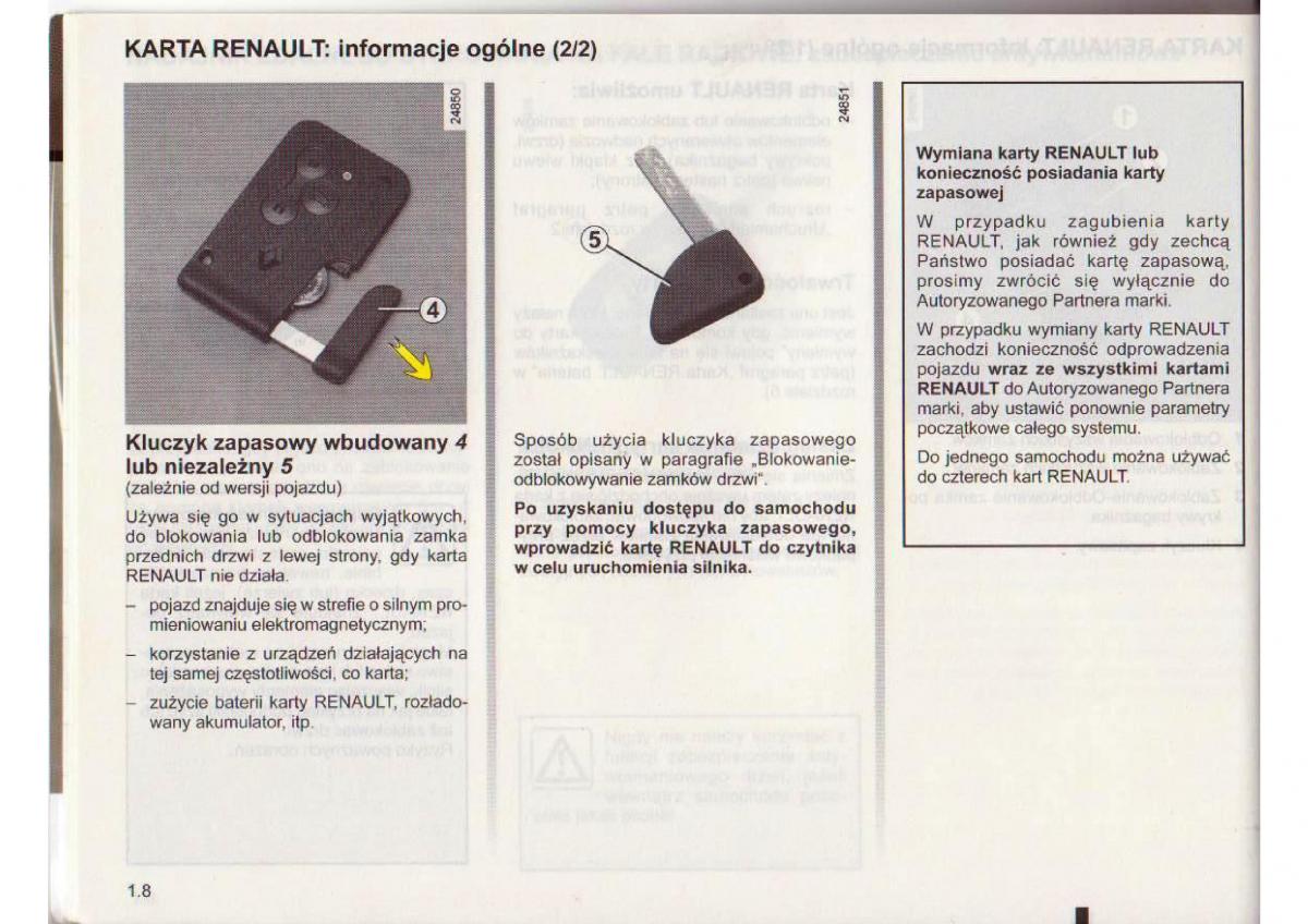 Renault Clio III PHI instrukcja obslugi / page 9