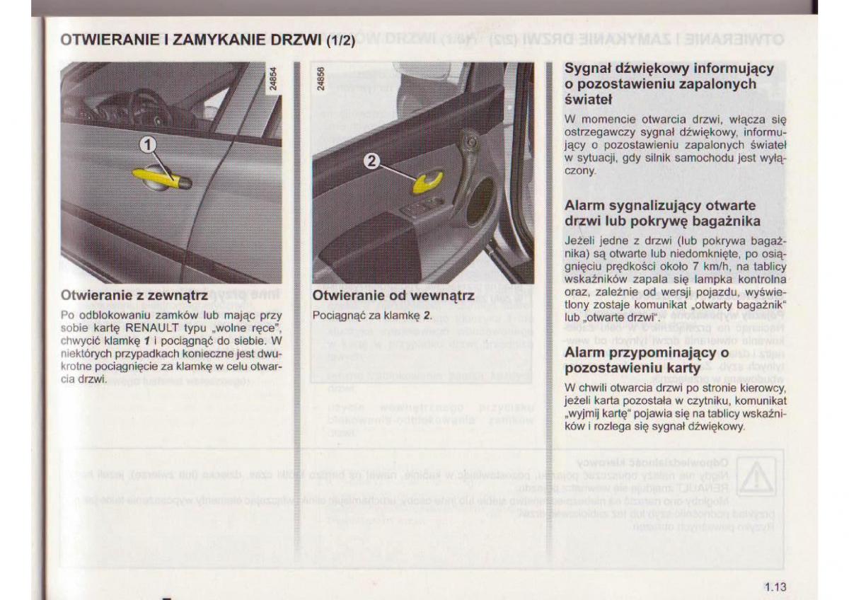 Renault Clio III PHI instrukcja obslugi / page 14