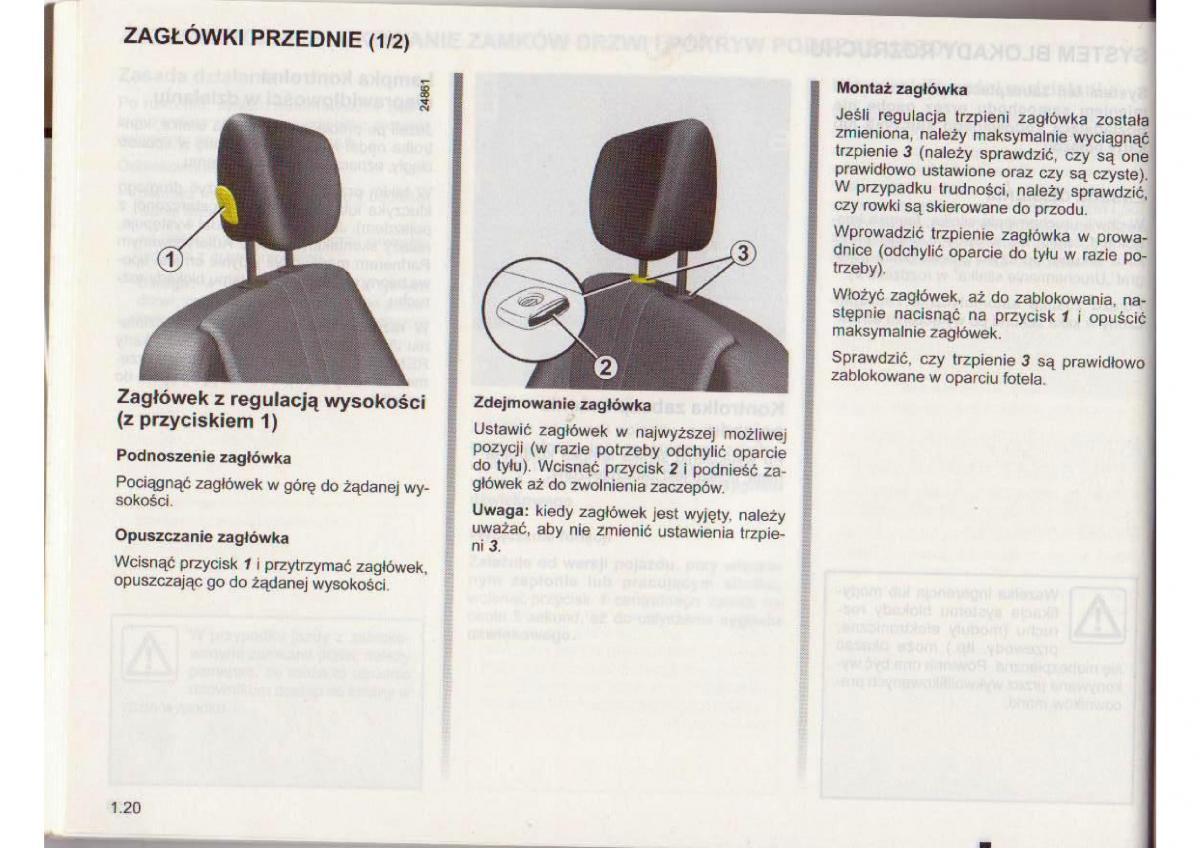 Renault Clio III PHI instrukcja obslugi / page 21