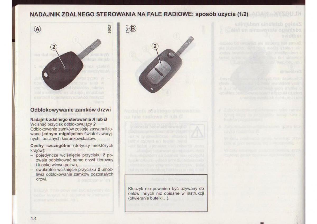 Renault Clio III PHI instrukcja obslugi / page 5