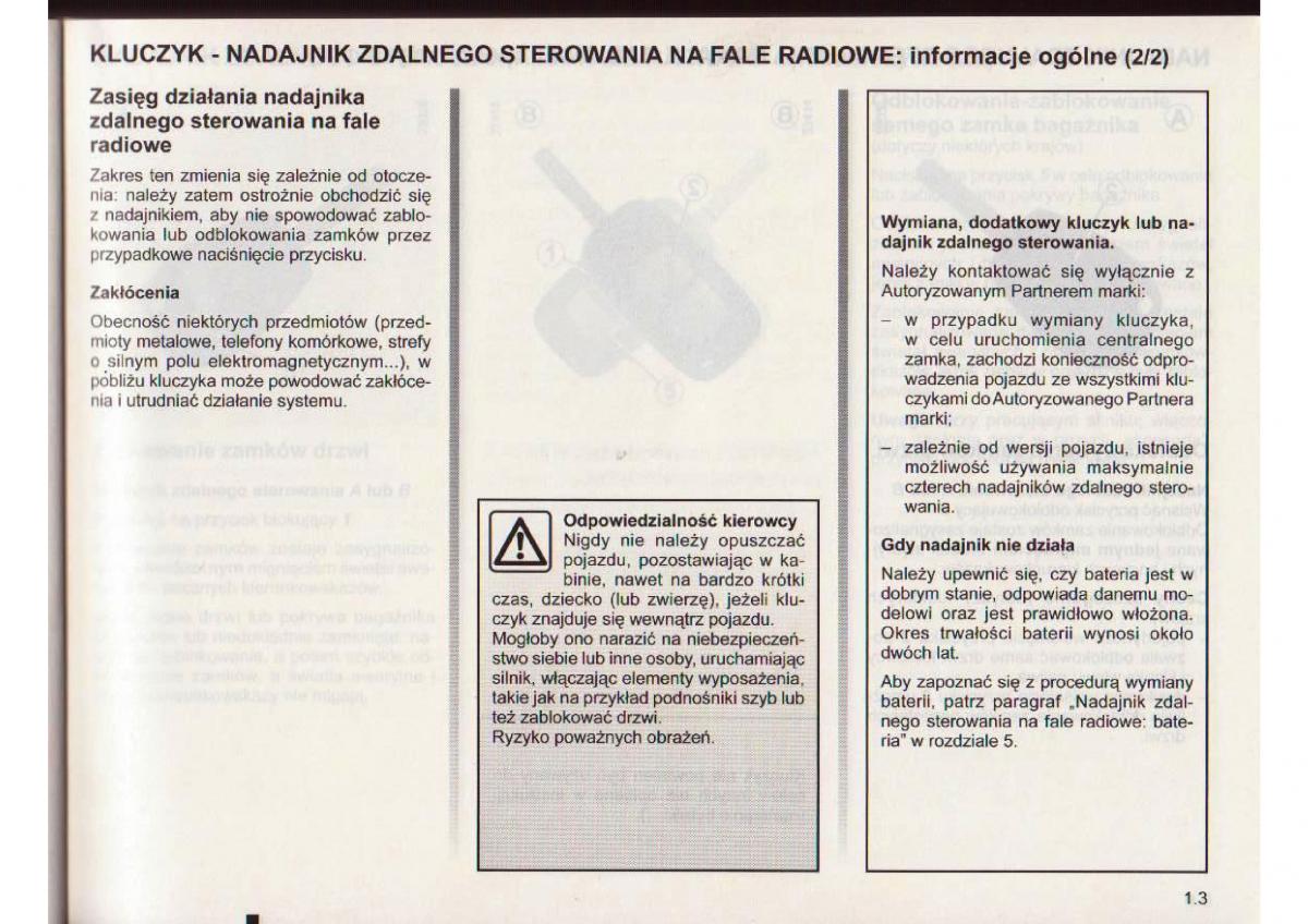 Renault Clio III PHI instrukcja obslugi / page 4