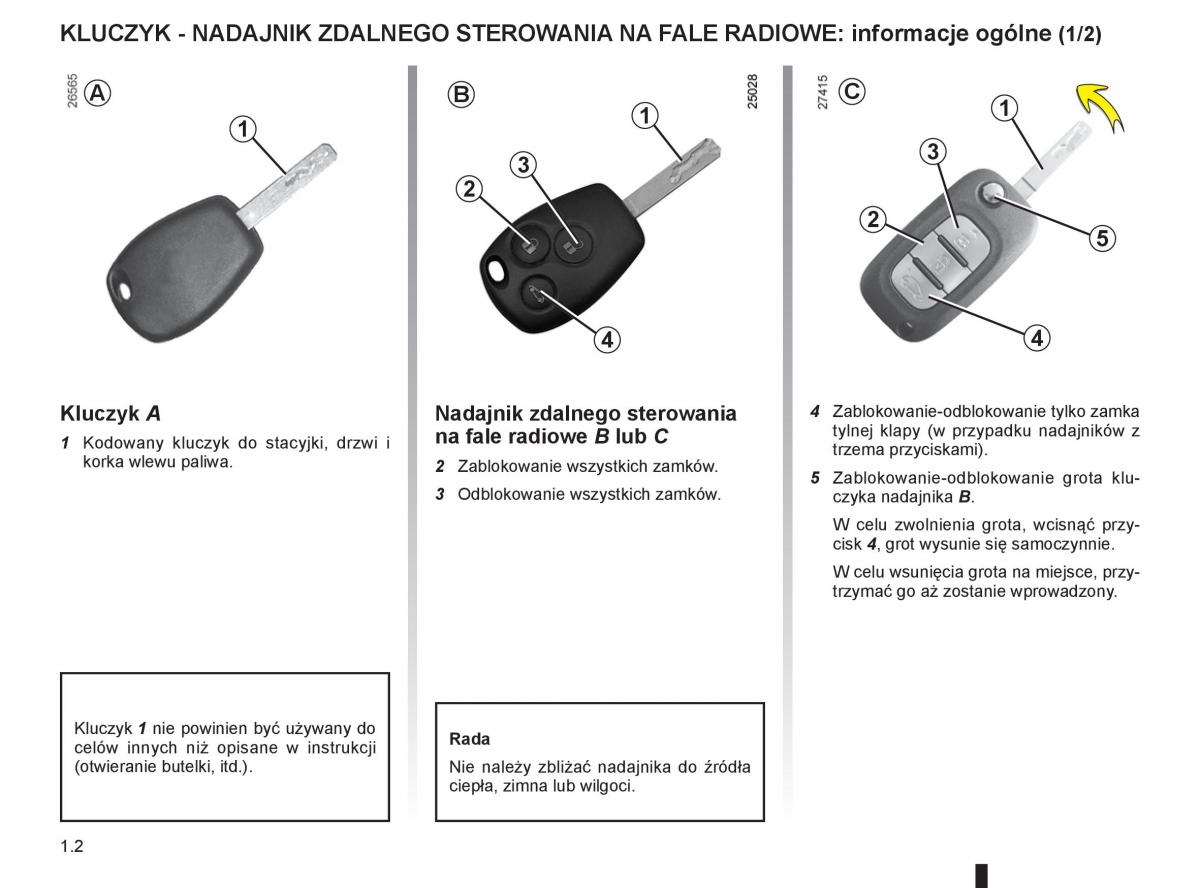 Renault Clio III PHII instrukcja obslugi / page 8