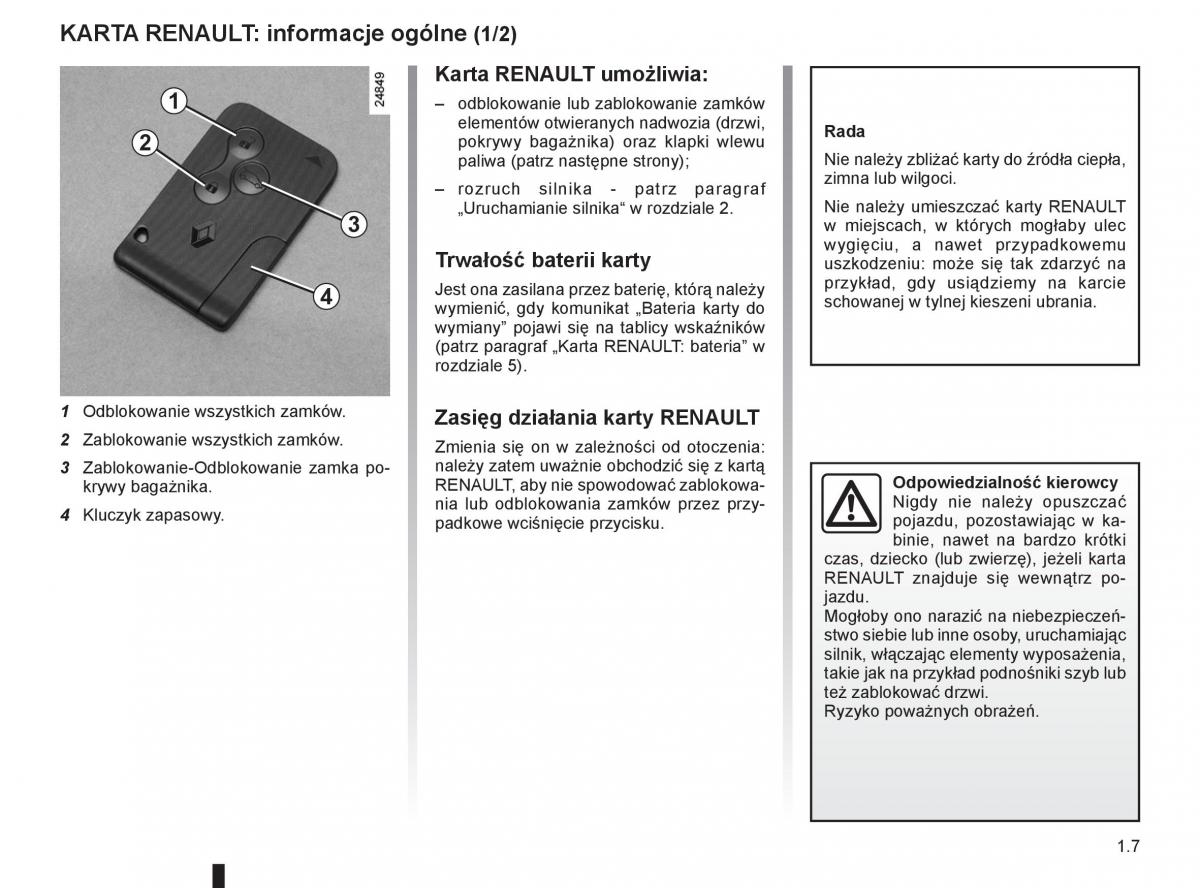 Renault Clio III PHII instrukcja obslugi / page 13