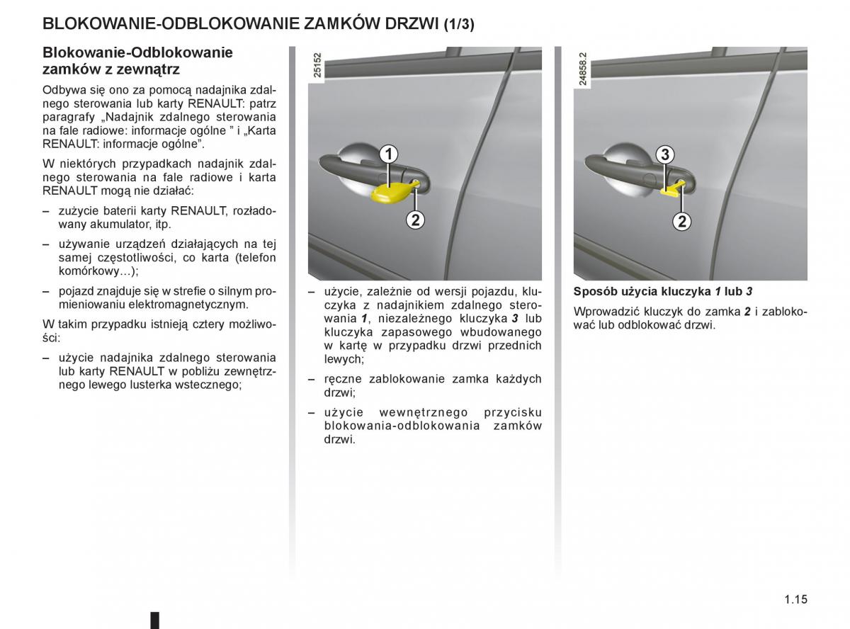 Renault Clio III PHII instrukcja obslugi / page 21