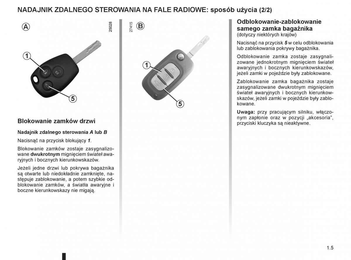 Renault Clio III PHII instrukcja obslugi / page 11