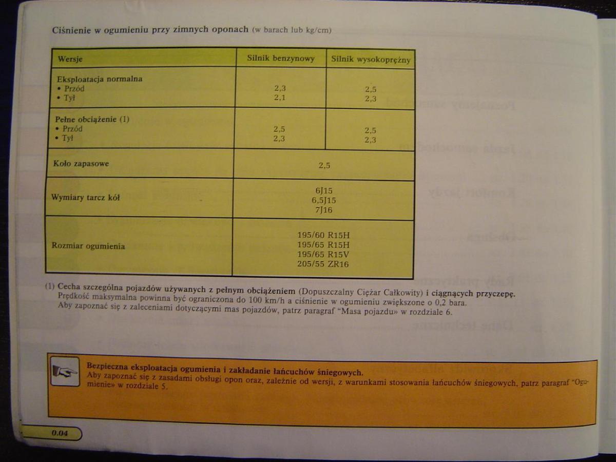 Renault Safrane I instrukcja obslugi / page 6