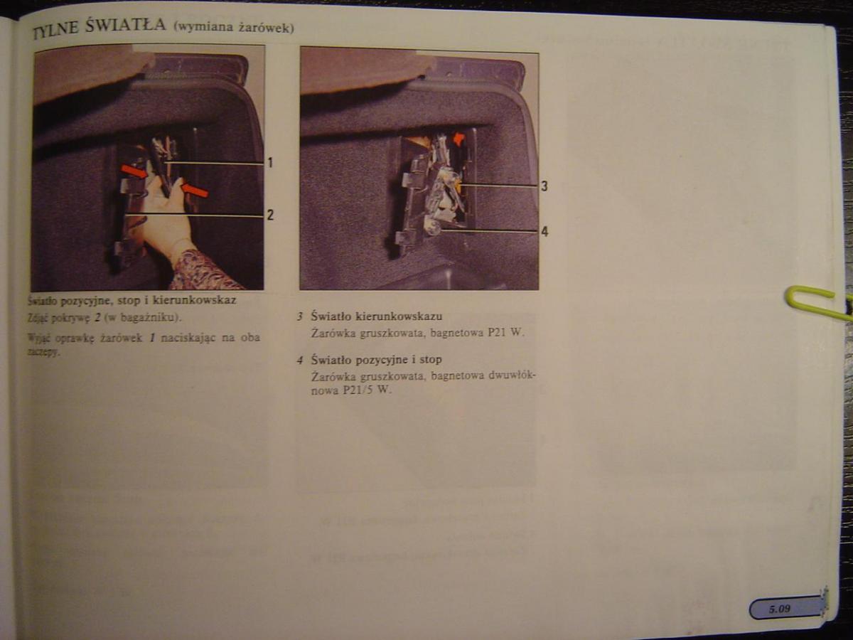 Renault Safrane I instrukcja obslugi / page 100