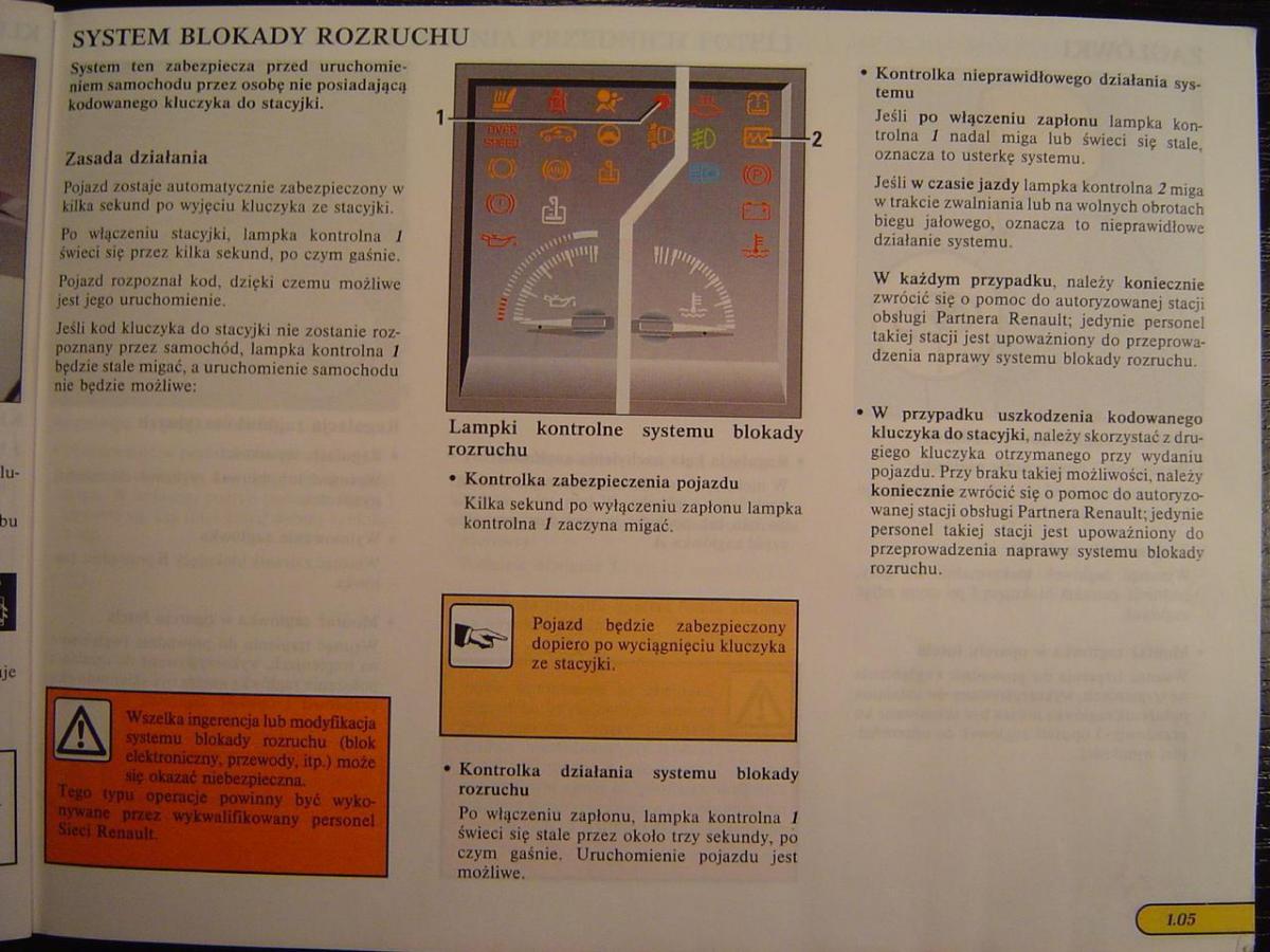 Renault Safrane I instrukcja obslugi / page 11