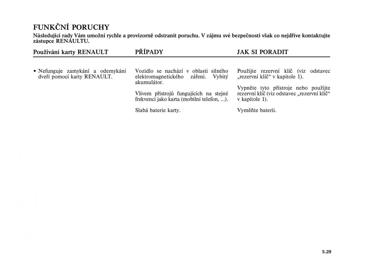 Renault Vel Satis instrukcja obslugi / page 221