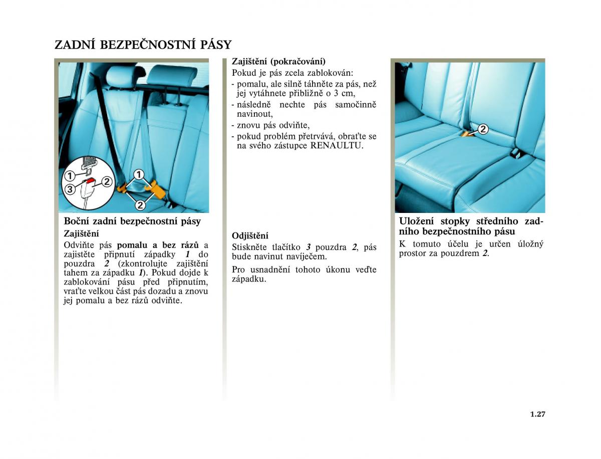 Renault Vel Satis instrukcja obslugi / page 37