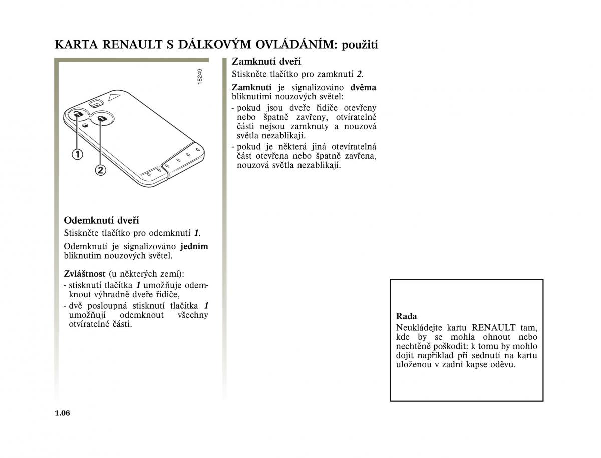 Renault Vel Satis instrukcja obslugi / page 16