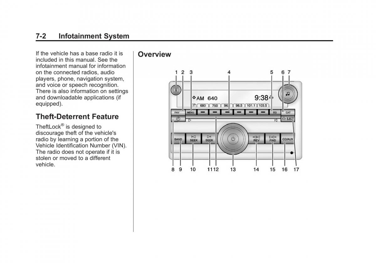 Chevrolet Captiva owners manual / page 152